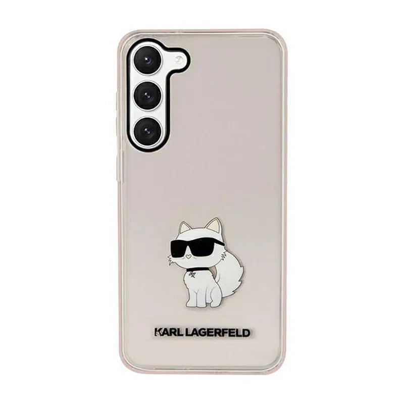 Karl Lagerfeld IML NFT Choupette – dėklas Samsung Galaxy S23 (rožinis)