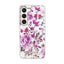 „Guess Flower Collection“ – dėklas Samsung Galaxy S23+ (baltas)