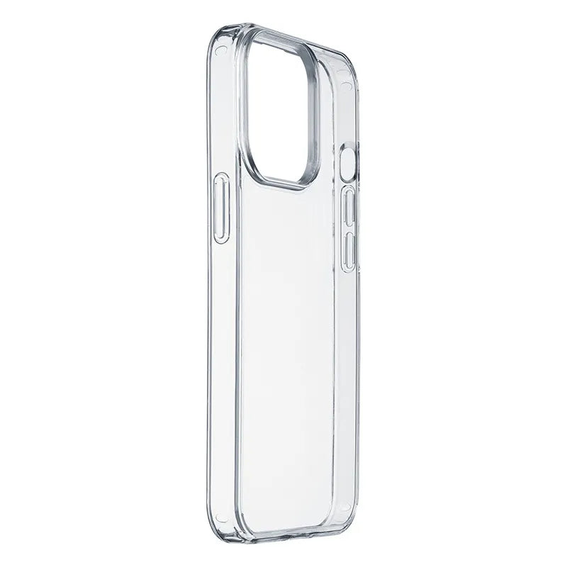 Cellularline Clear Strong – „iPhone 15“ dėklas su antimikrobine apsauga (skaidrus)