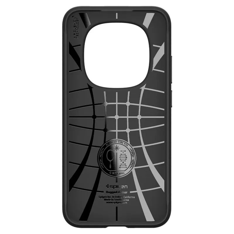 Spigen Rugged Armor – dėklas Xiaomi Redmi Note 15 Pro 5G (matinis juodas)