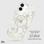 Case-Mate Floral Gems MagSafe – dėklas „iPhone 16 Plus“ (auksinis)