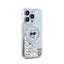 Karl Lagerfeld Liquid Glitter Choupette Head MagSafe – iPhone 15 Pro dėklas (skaidrus)