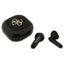 Guess 4G Metal Logo – TWS Bluetooth ausinės + įkrovimo dėklas (juodos)