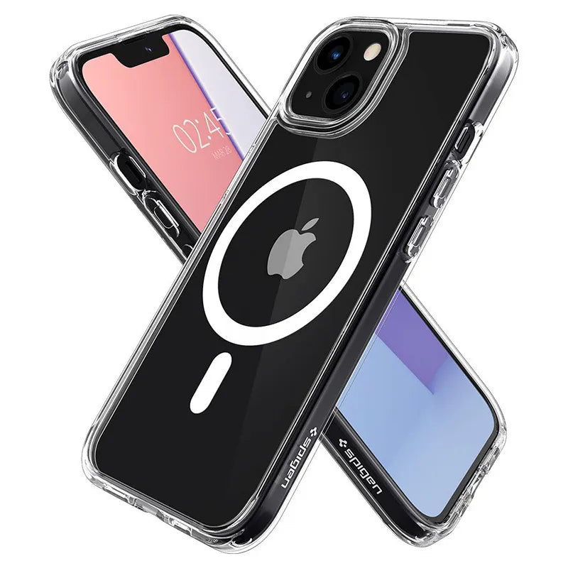 Spigen Ultra Hybrid Mag MagSafe – iPhone 13 dėklas (baltas)