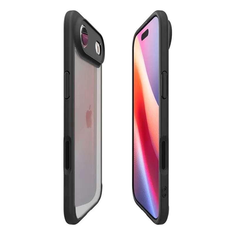 Spigen Ultra Hybrid – dėklas iPhone Air (matinis juodas)