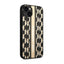 Karl Lagerfeld Monogram Stripe – Dėklas iPhone 14 Plus (Rudas)