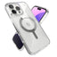 Speck Presidio Perfect-Clear Grip MagSafe – dėklas iPhone 16 Pro Max (skaidrus / chromuota apdaila / Serene Silver)