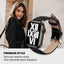 Crong Noble Band - natūralios odos dirželis Apple Watch 44/45/46/49 mm (juodas)