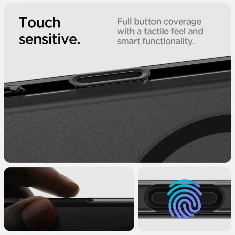 Spigen Ultra Hybrid T Mag MagSafe – Dėklas iPhone 16 Pro (Frost Black)