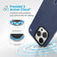 Speck Presidio2 Grip ClickLock & MagSafe – dėklas iPhone 16 Pro Max (Coastal Blue / Dust Gray / White)