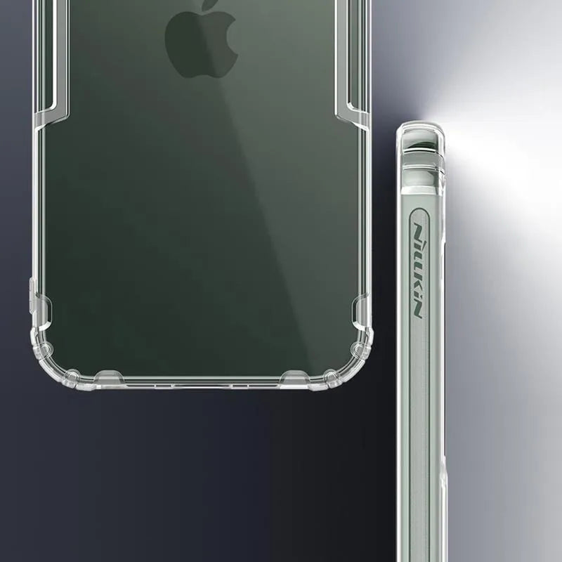 Nillkin Nature TPU dėklas – dėklas Apple iPhone 12 Pro Max telefonui (tamsiai žalias)