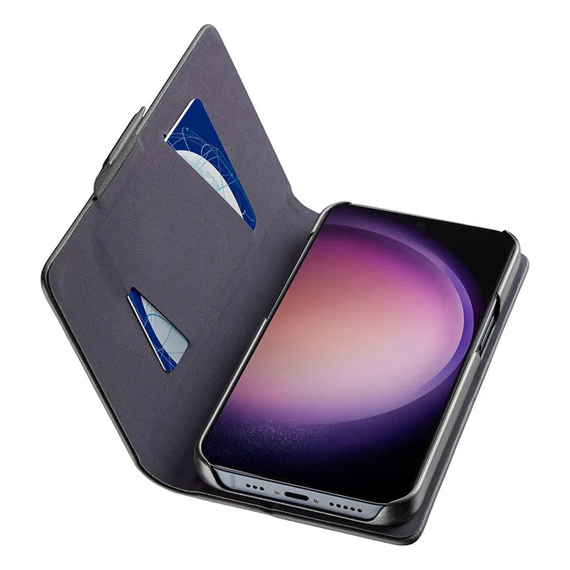 „Cellularline“ knygutės tipo dėklas – dėklas „Samsung Galaxy S24 Ultra“ (juodas)