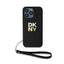 DKNY Wrist Strap Stock Logo – Dėklas iPhone 14 Pro Max (Juodas)
