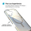 Speck Presidio Lux MagSafe – iPhone 17 dėklas (Hyper Mirror Glitter / Silver Metallic)