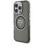 Guess IML Metal Mountain Logo MagSafe – dėklas iPhone 16 Pro Max (juodas)