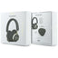 Guess 4G Triangle Logo – belaidės „Bluetooth V5.4“ ENC „on-ear“ ausinės (juodos)
