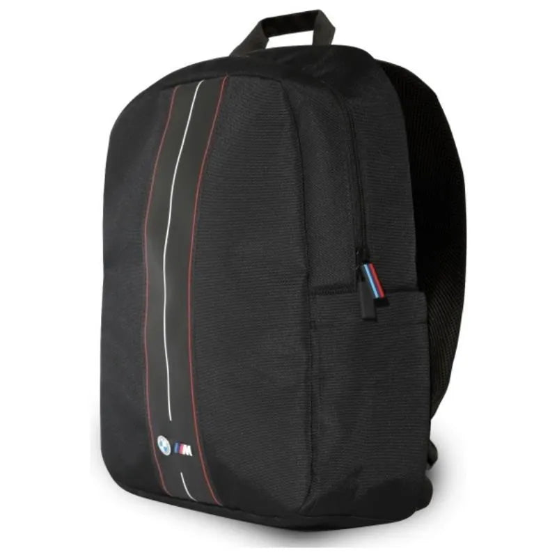 BMW Nylon Red Stripe – kuprinė nešiojamam kompiuteriui 16" (juoda)