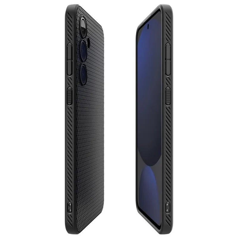 Spigen Liquid Air – dėklas Samsung Galaxy S24 FE (matinė juoda)