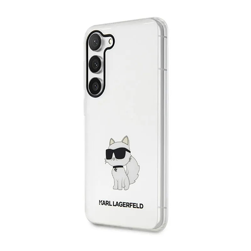 Karl Lagerfeld IML NFT Choupette – dėklas Samsung Galaxy S23 (skaidrus)