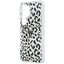 Guess IML Leopard Print Triangle MagSafe – Samsung Galaxy S26 Ultra dėklas (juodas)