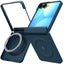 Spigen AirSkin Aramid MagSafe – Dėklas Samsung Galaxy Z Flip 8 (tamsiai mėlynas)