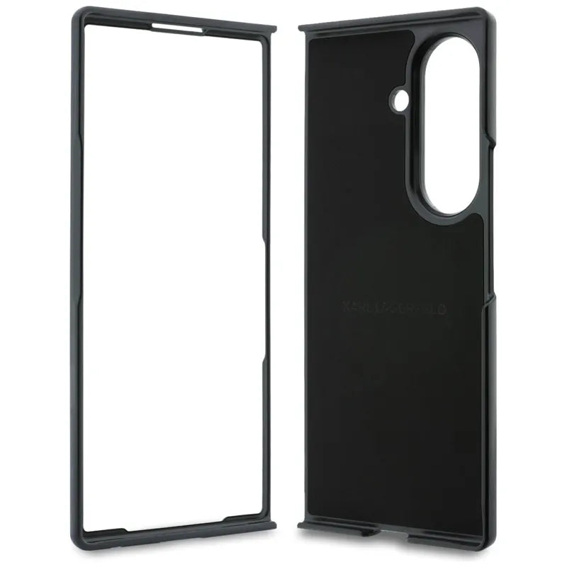 Karl Lagerfeld Karl & Choupette Pins MagSafe - Dėklas Samsung Galaxy Z Fold 8 Ultra (Juodas)