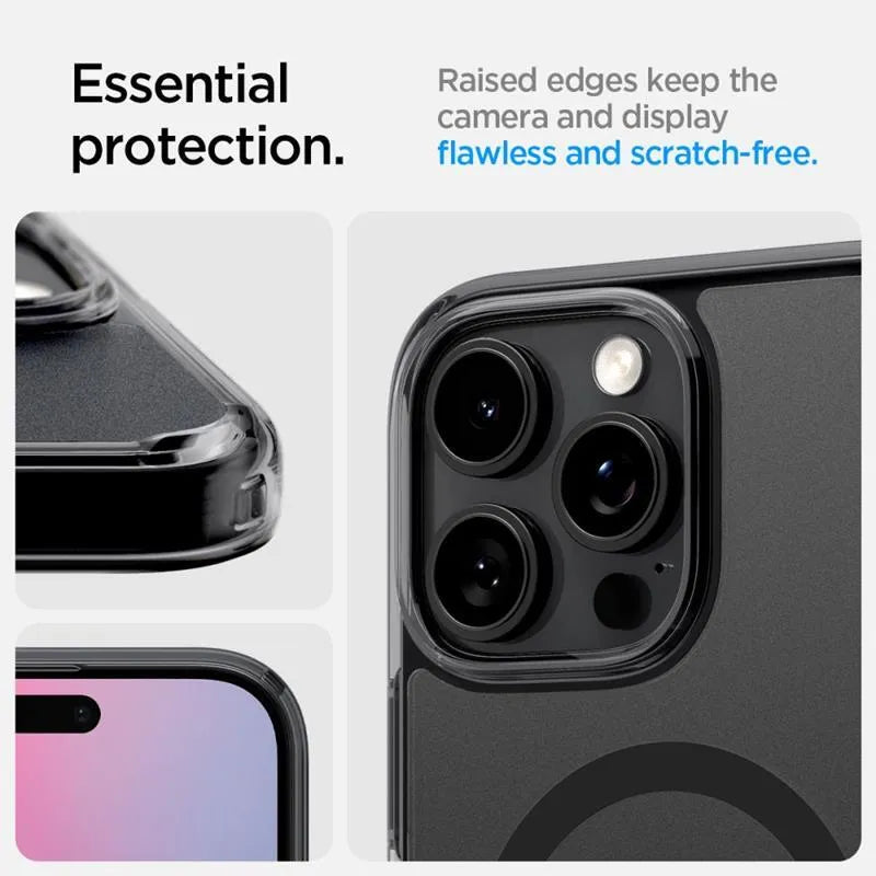 Spigen Ultra Hybrid T Mag MagSafe – Dėklas iPhone 16 Pro (Frost Black)