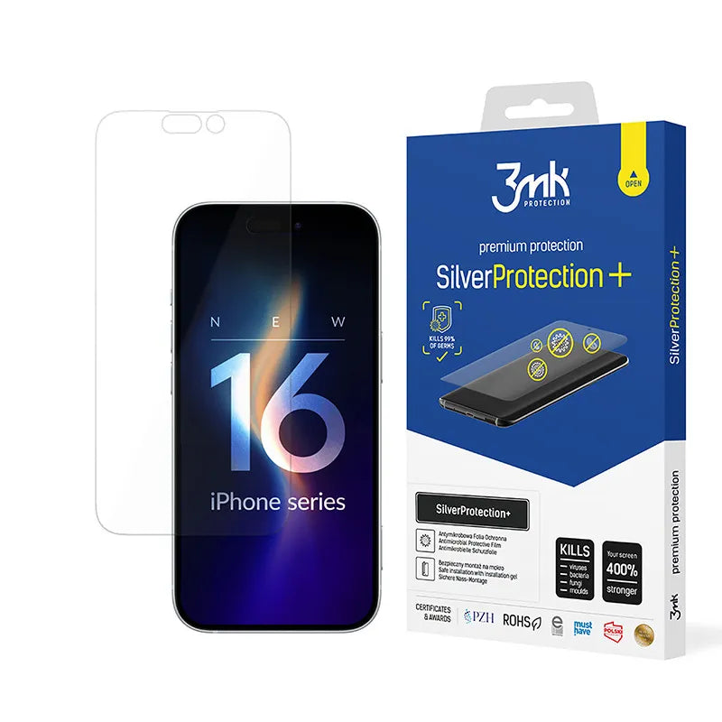 3mk SilverProtection+ – apsauginė plėvelė iPhone 16 Pro