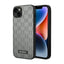 Karl Lagerfeld Saffiano Mono Metal Logo – dėklas iPhone 14 Plus (pilkas)