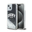 DKNY Liquid Glitter Big Logo – dėklas iPhone 15 Plus / 14 Plus (juodas)