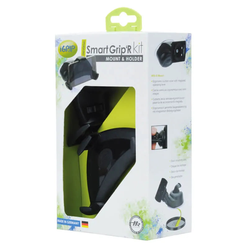 iGrip Universal Smart Grip´R rinkinys – universalus automobilinis laikiklis išmaniesiems telefonams, 50–75 mm pločio, 103–127 mm aukščio