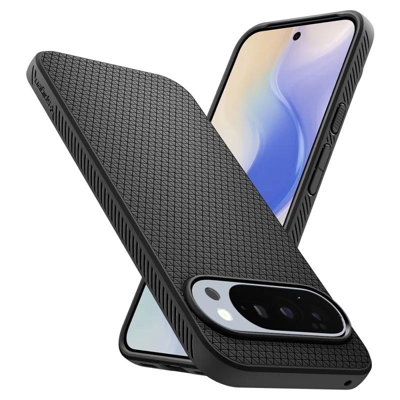 Spigen Liquid Air – dėklas skirtas Google Pixel 10 Pro XL (matinė juoda)