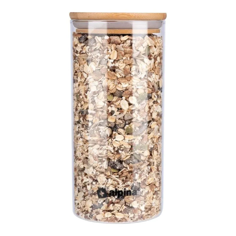 Alpina – stiklinis maisto indas su dangteliu 1250 ml 10 x 21 cm