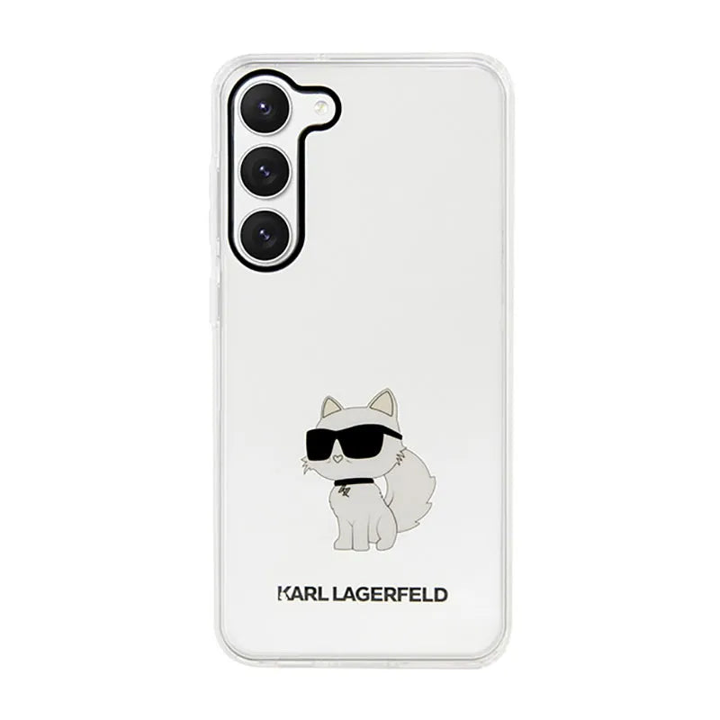 Karl Lagerfeld IML NFT Choupette – dėklas Samsung Galaxy S23 (skaidrus)
