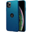 Nillkin Super Frosted Shield – dėklas Apple iPhone 11 Pro Max su išpjova logotipui (Peacock Blue)