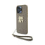 DKNY Wrist Strap Stock Logo – Dėklas iPhone 15 Pro Max (smėlio spalvos)