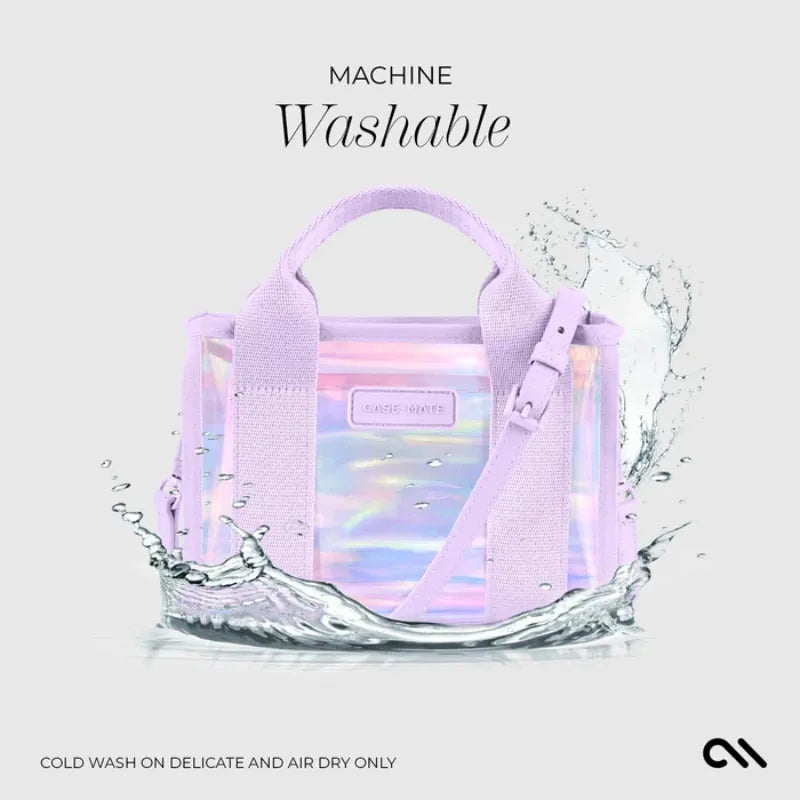 Case-Mate Micro Tote Bag – vandeniui atsparus krepšys per petį (Soap Bubble)