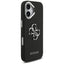 Guess Grained Big 4G Classic Logo – dėklas iPhone 17 (juodas)
