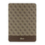Guess 4G Stripe Allover – Dėklas iPad Pro 12.9" (2022-2020) (Rudas)