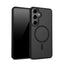 Crong Hybrid Matte Magnetic – MagSafe dėklas Samsung Galaxy S24 (juodas)