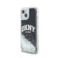 DKNY Liquid Glitter Big Logo – dėklas iPhone 15 Plus / 14 Plus (juodas)