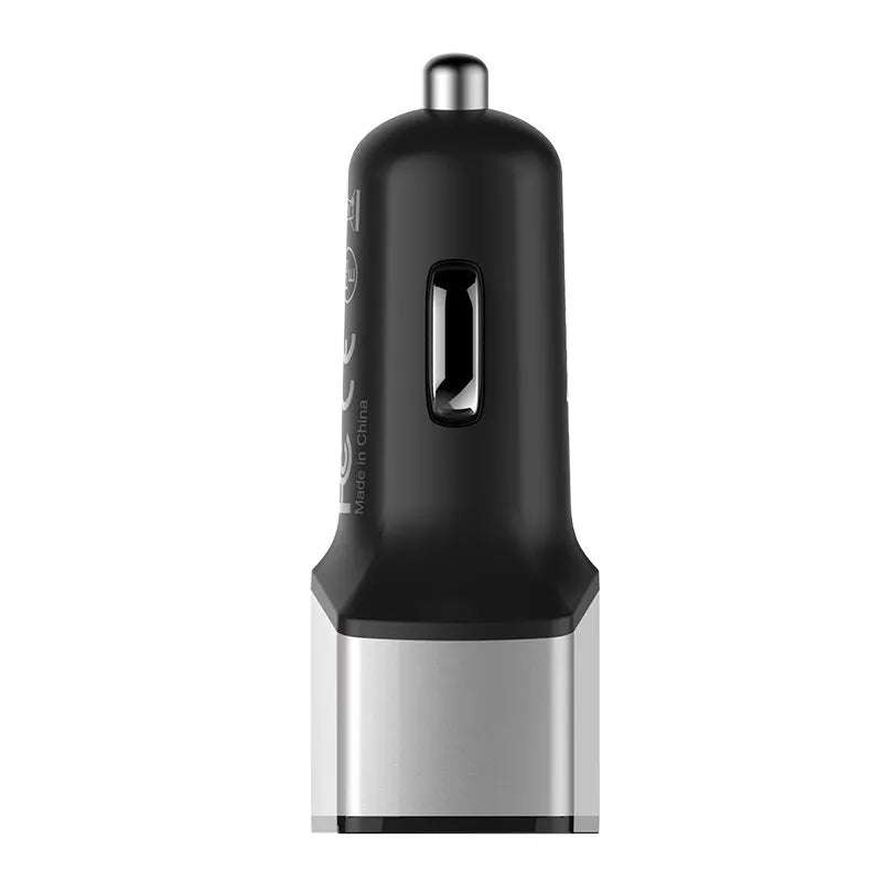 Nillkin Celerity automobilinis įkroviklis – 2x USB-A + 1x USB-C, 32W (sidabrinis)