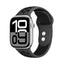 Crong Duo Sport – Apple Watch dirželis 44/45/46/49 mm (pilka/juoda)