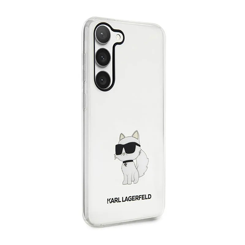 Karl Lagerfeld IML NFT Choupette – dėklas Samsung Galaxy S23 (skaidrus)