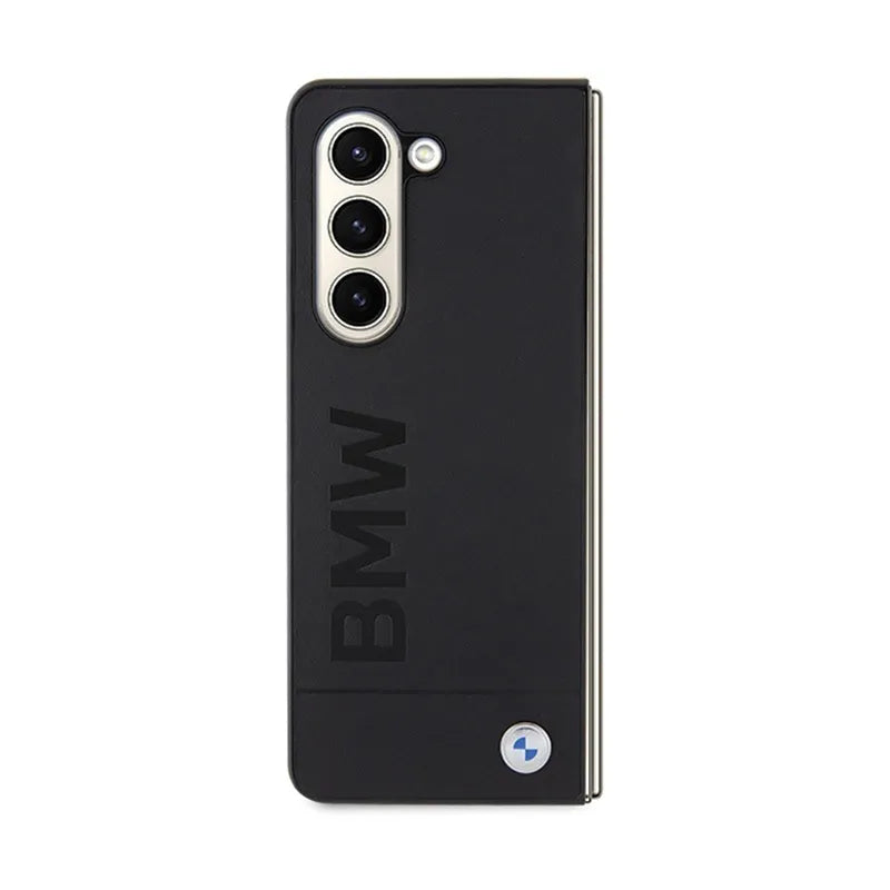 BMW Signature Logo Imprint – dėklas Samsung Galaxy Z Fold 5 (juodas)