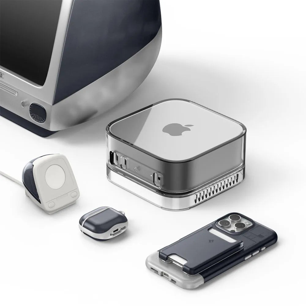 Spigen Classic C1 – Apple Watch įkrovimo stovas (grafito spalvos)
