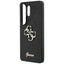 „Guess Fixed Glitter Big 4G Metal Logo“ – Samsung Galaxy S26 Ultra dėklas (juodas)