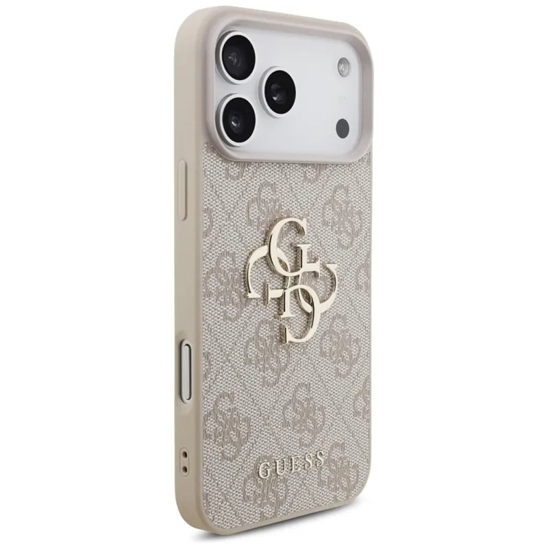 Guess 4G Big Logo – dėklas iPhone 17 Pro Max (rožinis)
