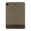 Guess 4G Stripe Allover – Dėklas iPad Pro 12.9" (2022-2020) (Rudas)