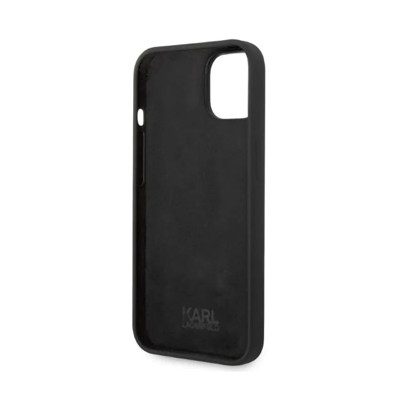 Karl Lagerfeld Silicone NFT Ikonik – Dėklas skirtas iPhone 14 Plus (juodas)